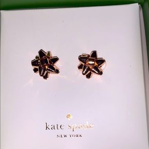 Kate Spade Gold Ribbon Earrings